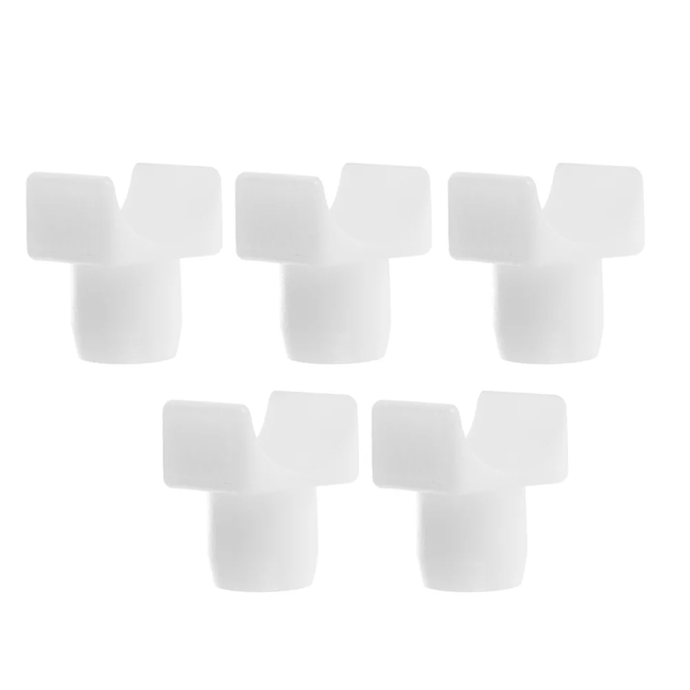 

5 Pcs Wheel Chair Wheelchair Accessories Rail Guides Replacement for Supplies Parts Support Blocks Drive White Seats