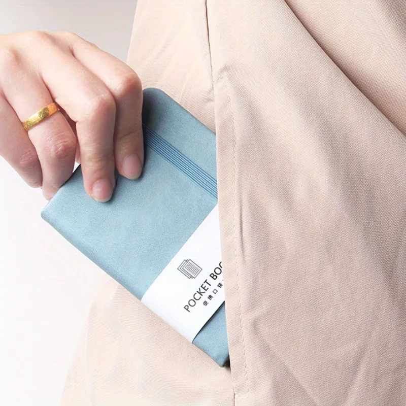 Mini cuaderno A7 con portalápices, 100 hojas, escuela, Bloc de notas de oficina, cuaderno, notas, suministros de regreso a la escuela