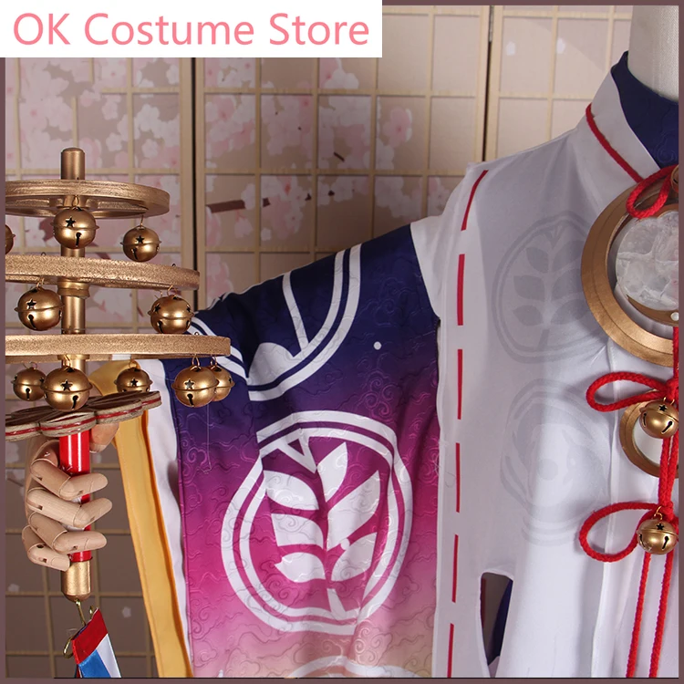 Anime! Game Onmyoji Inarinokami Miketsu Kimono Uniform Cosplay Costume Halloween Suit Custom-made Size Unisex NEW