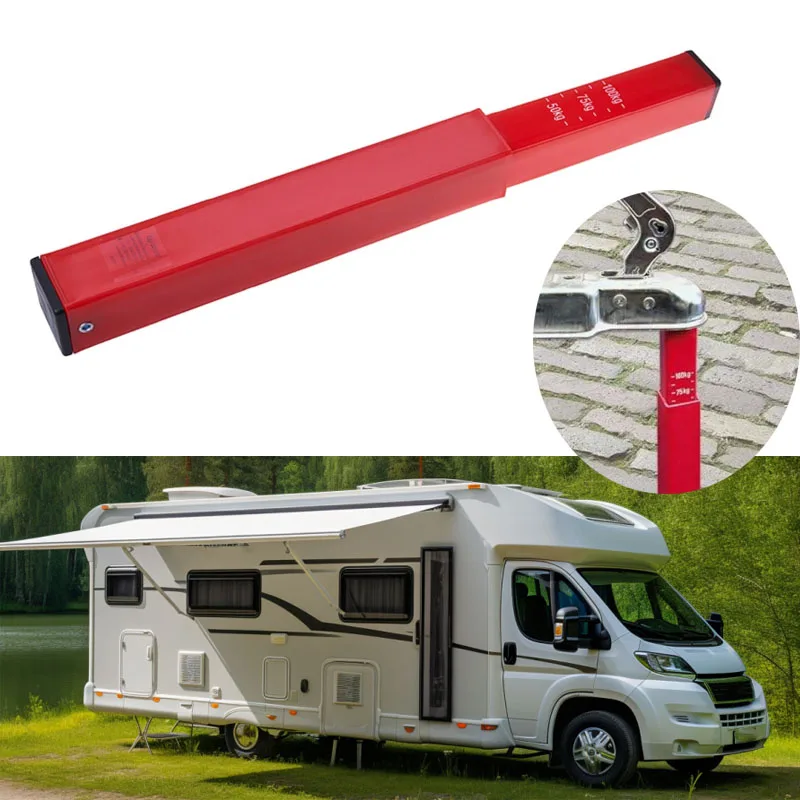 RV Tow Vehicle Weight Scale Light Weight Caravan Trailer Nose Weight Noseweight Gauge Indicator Tow Ball 50-100KG Accessories