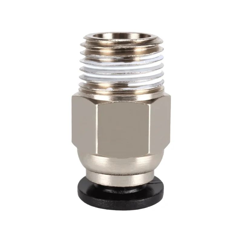 4PCS PC4-M10 Pneumatic Fitting Quick Connector for 3D Printer E3D V6 Extruder 4mm Tube Push Fit