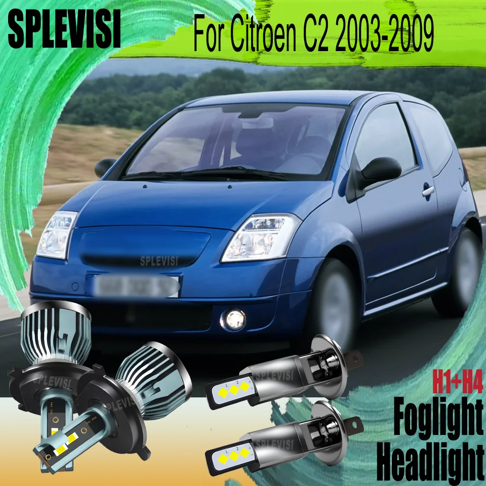 

LED Headlight Foglight Ensuring Safer Night Driving Ideal for Safe Night Trips For Citroen C2 2003 2004 2005 2006 2007 2008 2009