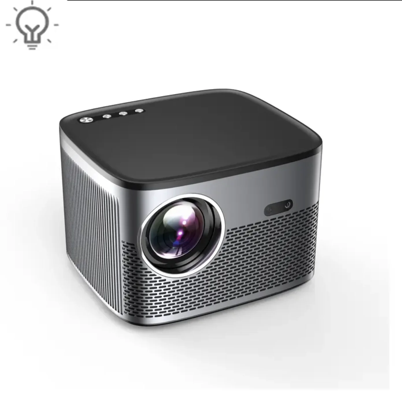 

High Brightness 2.4G/5G WIFI Support 4K LED LCD Auto Focus Auto Kyestone Home Theater Android 9.0 Projector