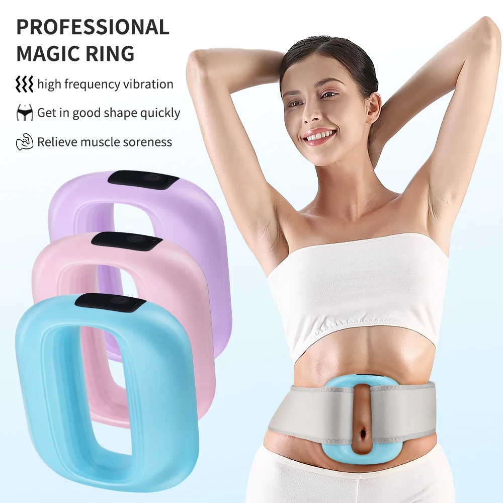 

Fascia Gun Ring Massage Ring Vibrating Massager Slimming Belt Multi Gear Frequency Conversion Vibration Sports Muscle Massage