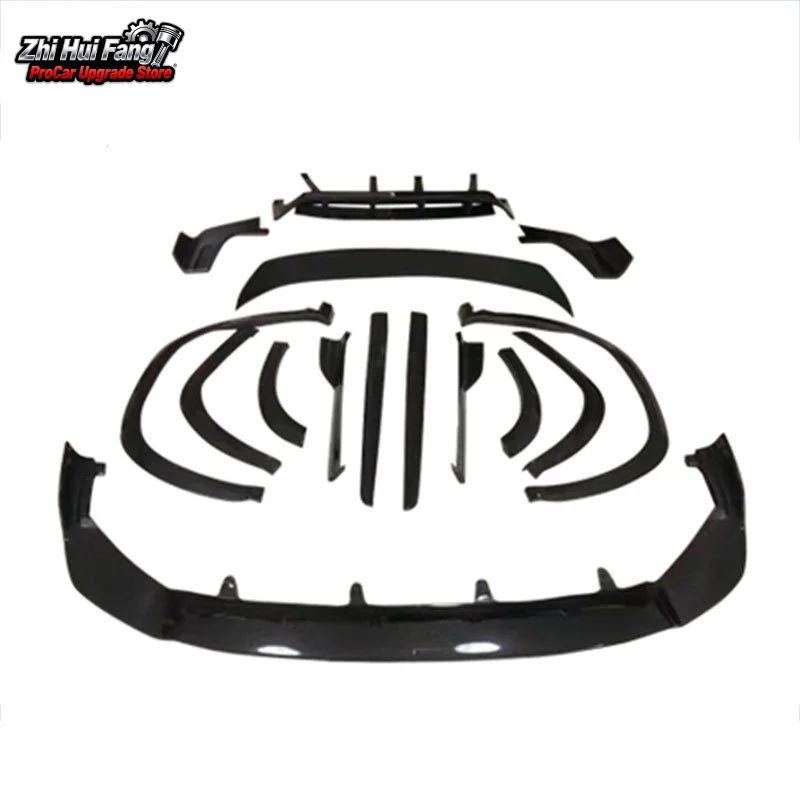 

Подходит для Lexus RX270, модифицированный спойлер в стиле Artisan, передняя и задняя губа, маленький хвост из углеродного волокна