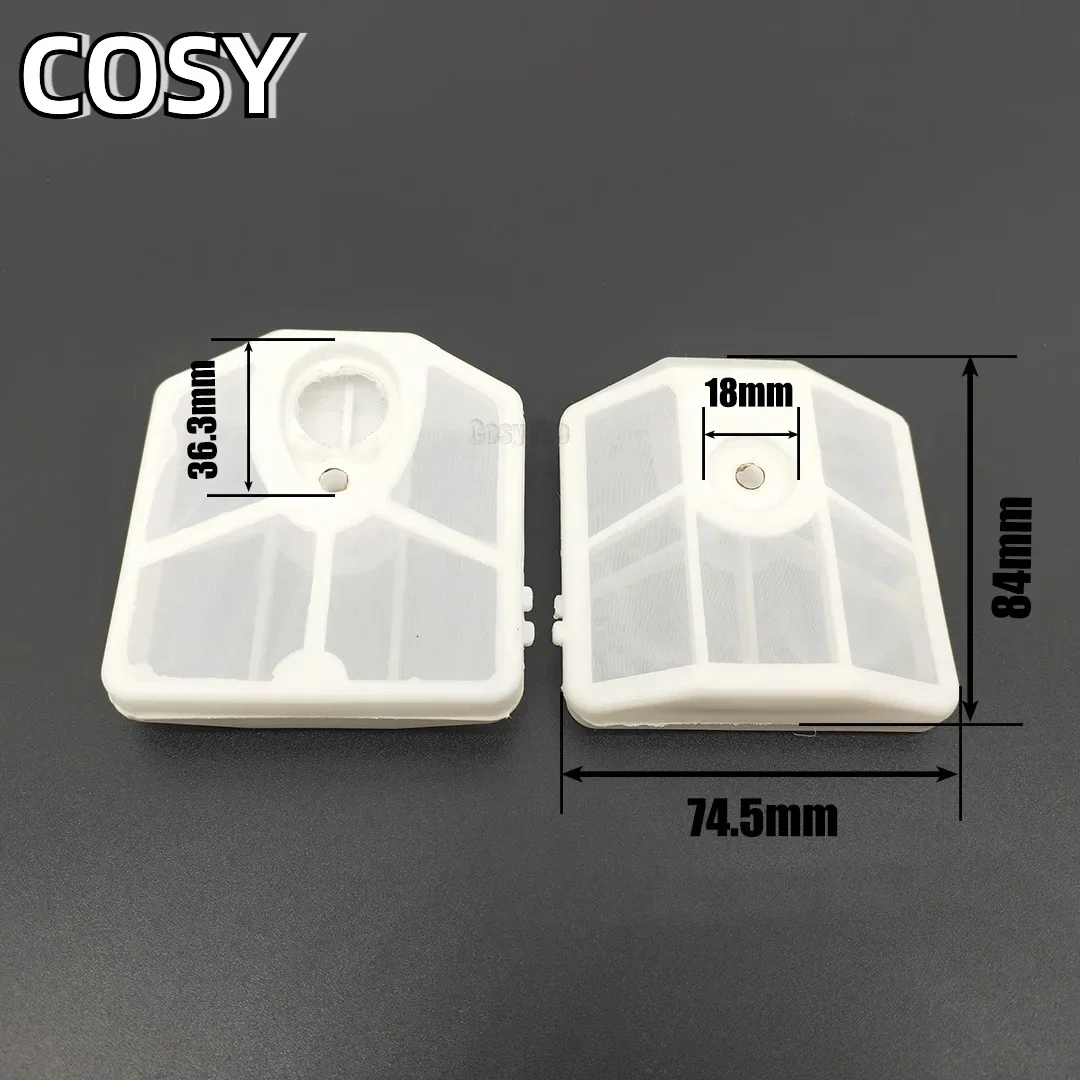 منظف هواء بلاستيكي مريح ، قطع غيار ماكينة قطع العشب ، قطع غيار أدوات بديلة ، مناسب للمنشار الصيني 38cc