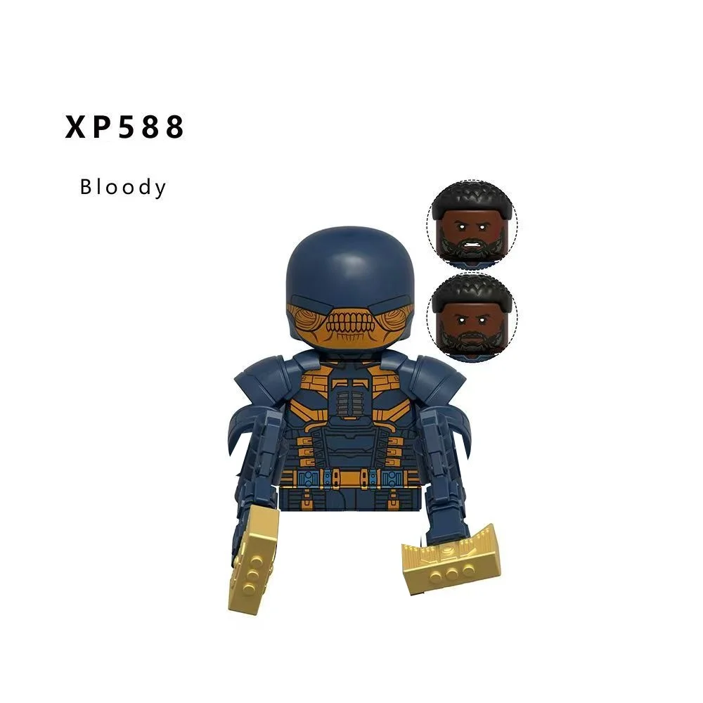SuicideSquad Peacemaker Blue Dragon White Dragon Bloody soldier Vigilante Mini Building Blocks Movable Joints Kids Toys - view 4