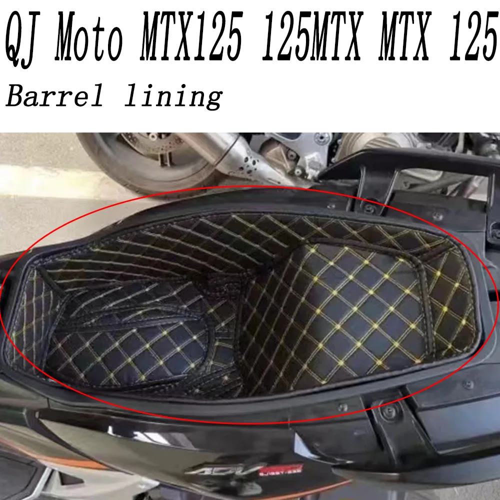 Fit QJ Motor Motorcycle Accessories Storage Box Lined Luggage Cover Seat Bucket Pad Guard For QJ Motor MTX 125 125 MTX MTX 125