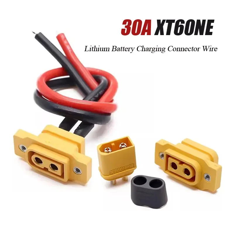 30A XT60NE Male Female Connector XT60 Lithium Battery Charging Plug Socket Wire Fixed Female Head Welded Type New Energy Plug