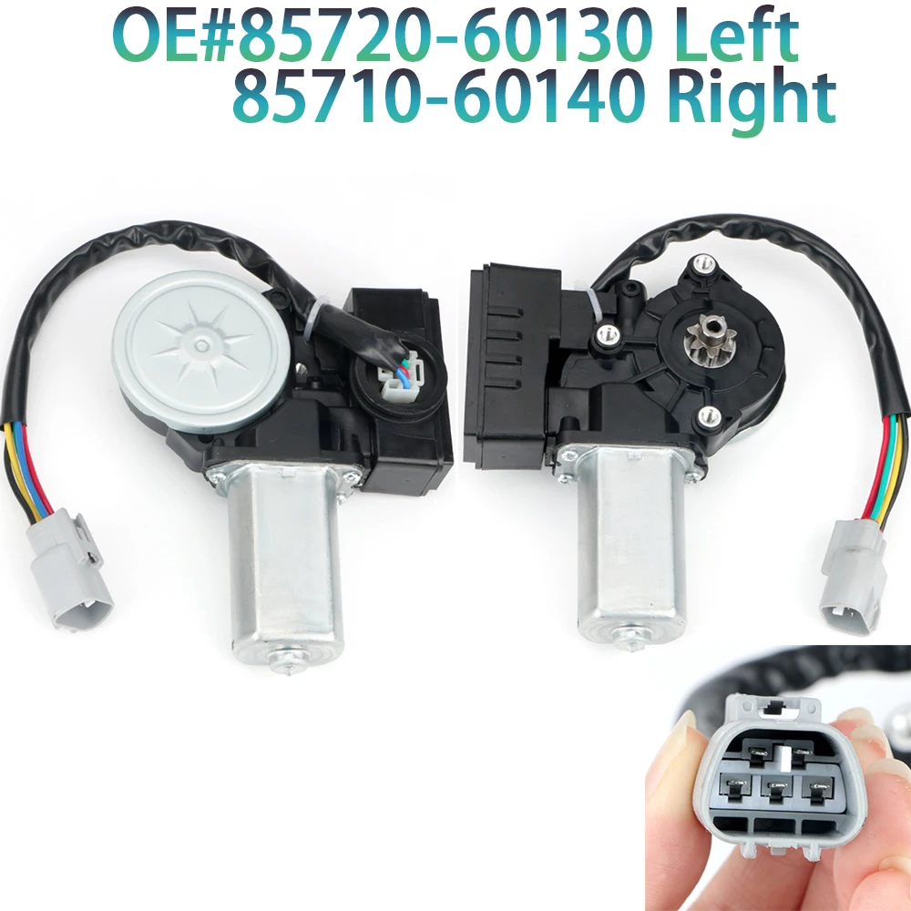Motor elevador de ventana eléctrico de 5 pines para Toyota Lexus Land Cruiser LX470 1998-2007 Motor regulador de ventana OEM 85720-60130 85710-60140