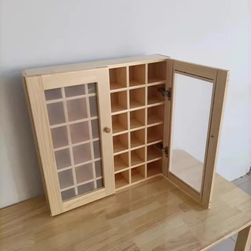 

Kindergarten mouth cup holder Solid wood mouth cup holder Children's wooden teacup Kitchen tea cabinet Wooden water cup holder w
