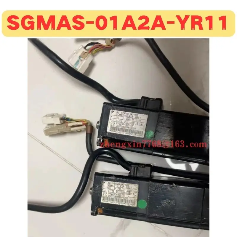 Second-hand Servo Motor SGMAS-01A2A-YR11 SGMAS 01A2A YR11 Normal Function Tested OK