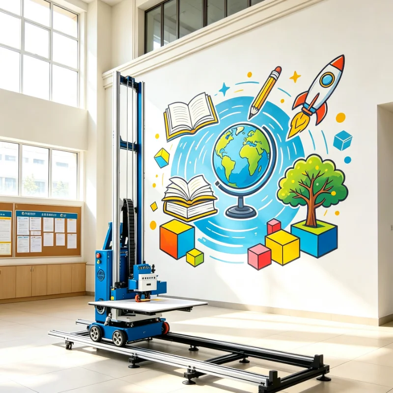 Commercial Wall Printing Machine - Maßgeschneiderte Wanddruckmaschine 3D Vertikaler Wanddrucker Digitaler