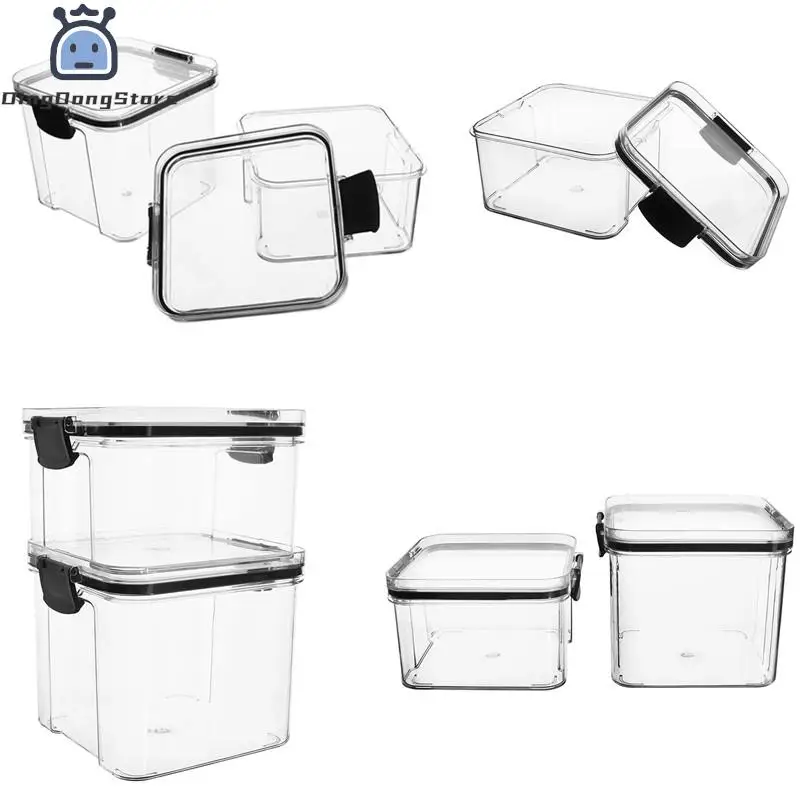 1Pc Keyboard Switches Container Storage Box PC Polycarbonate Switches Box For Mechanical Keyboard 460/700ml Desk Storage Boxes