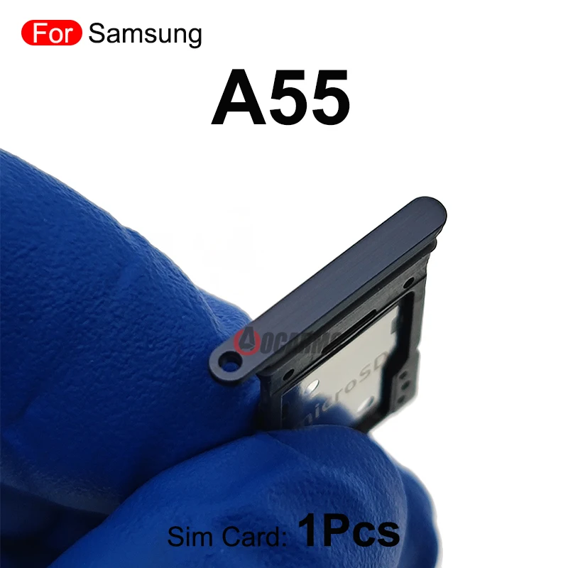 1Pcs Sim Tray Sim Card Holder Slot Replacement Parts For Samsung Galaxy A35 A55