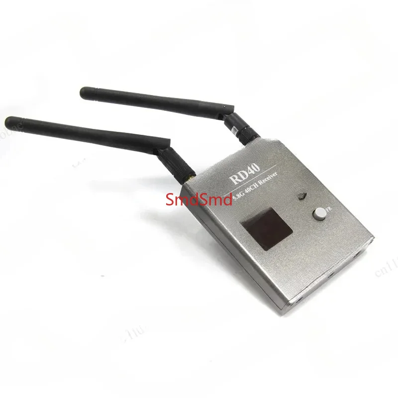 5.8GHZ 48Channel RD40 Raceband Dual Diversity Receiver With A/V and Power Cables For Rc racing drone Quadcopter VS RC832