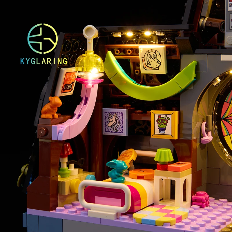 Kyglaring Light Kit For 76781 Wednesday & Enids Dorm Room Building Blocks LED Kit Toys (NOT Include the Model)