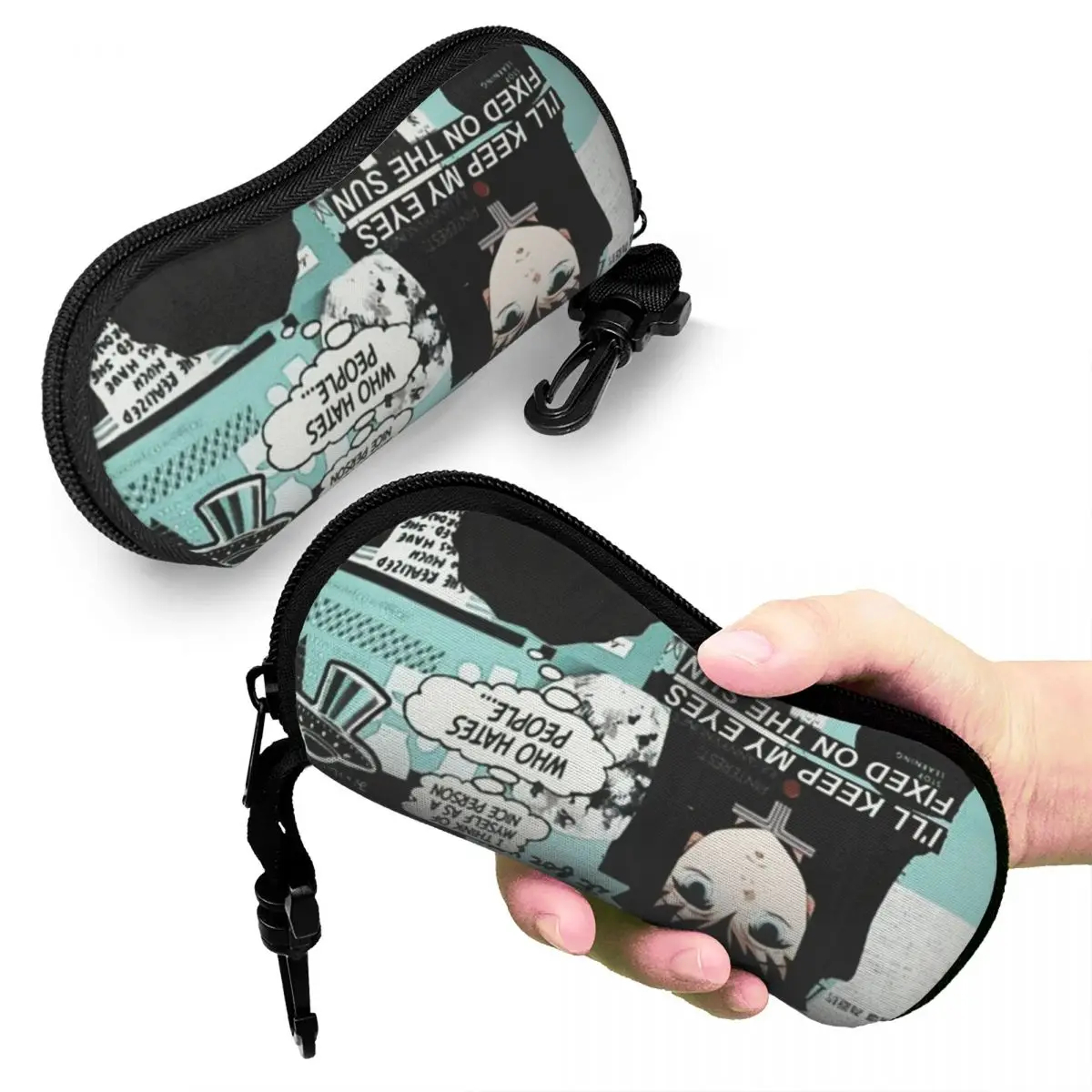 Muichiro Tokito Demon Slayer Eyeglass Glasses Case Women Men Soft Kimetsu No Yaiba Sunglasses Protective Pouch