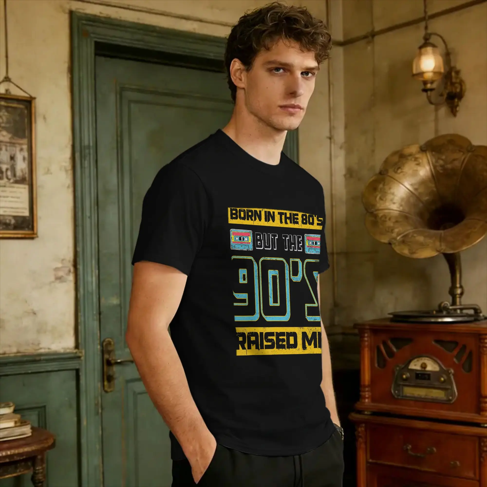 Funny Old Gamer Gaming Retro 80s 90s Video Game Controller T-Shirt Beach T Shirts Pure Cotton O-Neck Plus Size Clothes Tshirt