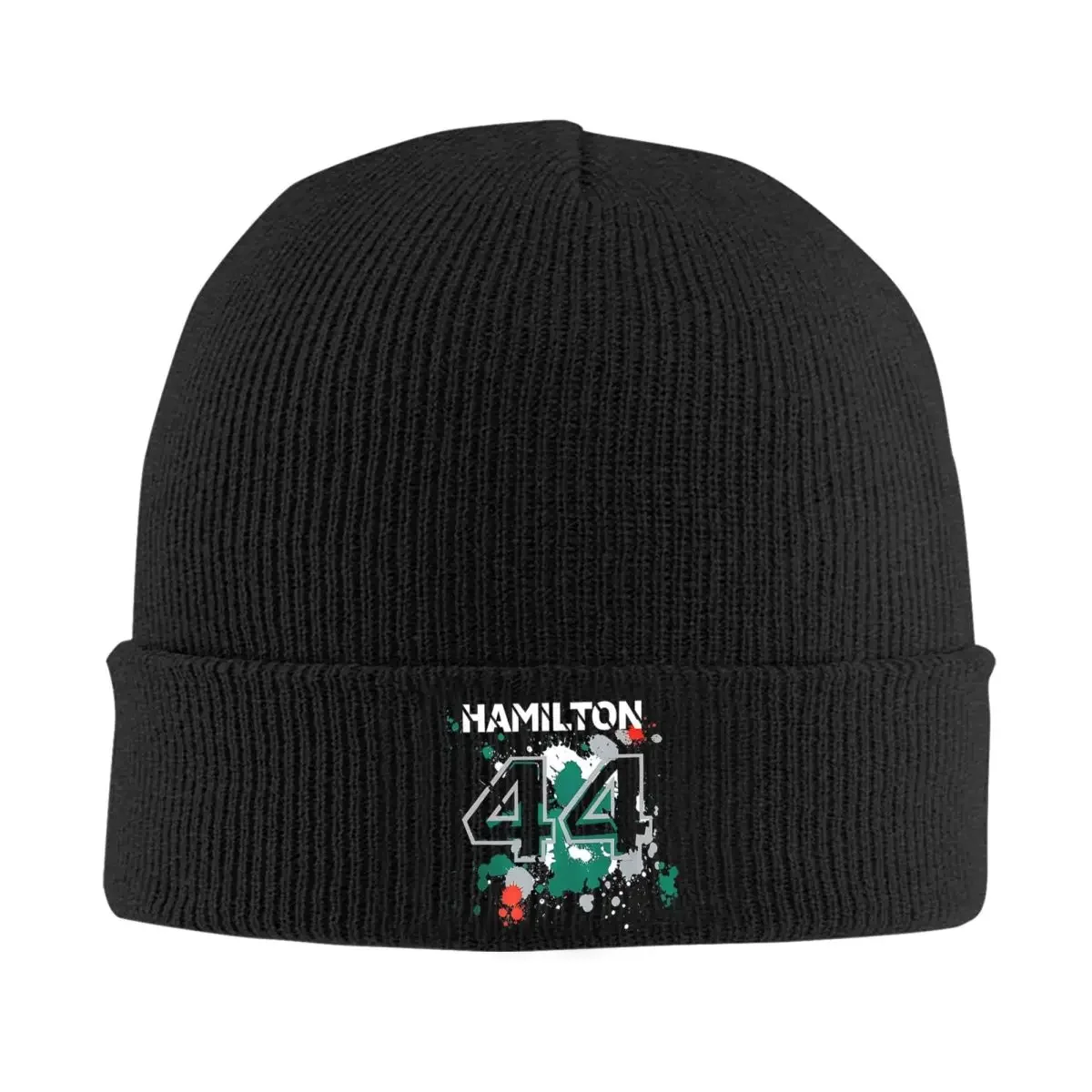 Lewis Hamilton 44 Warm Knitted Cap Hip Hop Bonnet Hat Autumn Winter Outdoor Beanies Hats for Men Women Adult