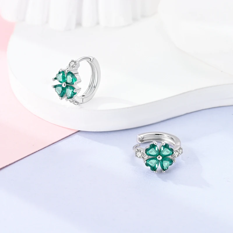 925 Sterling Silver Springtime Earrings For Women Original Butterfly Bee Dragonfly Double Hoop Earrings Birthday Party Jewelry