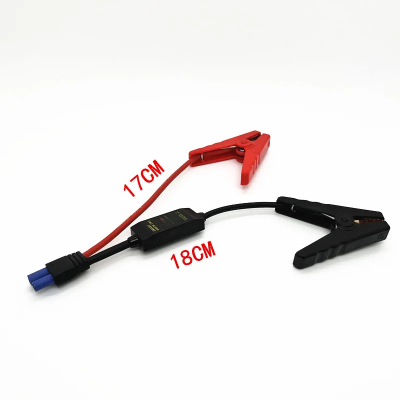 12V 200A Intelligent Booster Cable Smart EC5 Connector Car Truck Emergency Jump Starter Alligator Clamps Clip