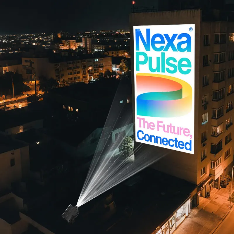 

Wall logo Gobo Projector Outdoor Waterproof IP67 200W/300W/600W High Power Projection Lamp Customized LED Advertising Lights