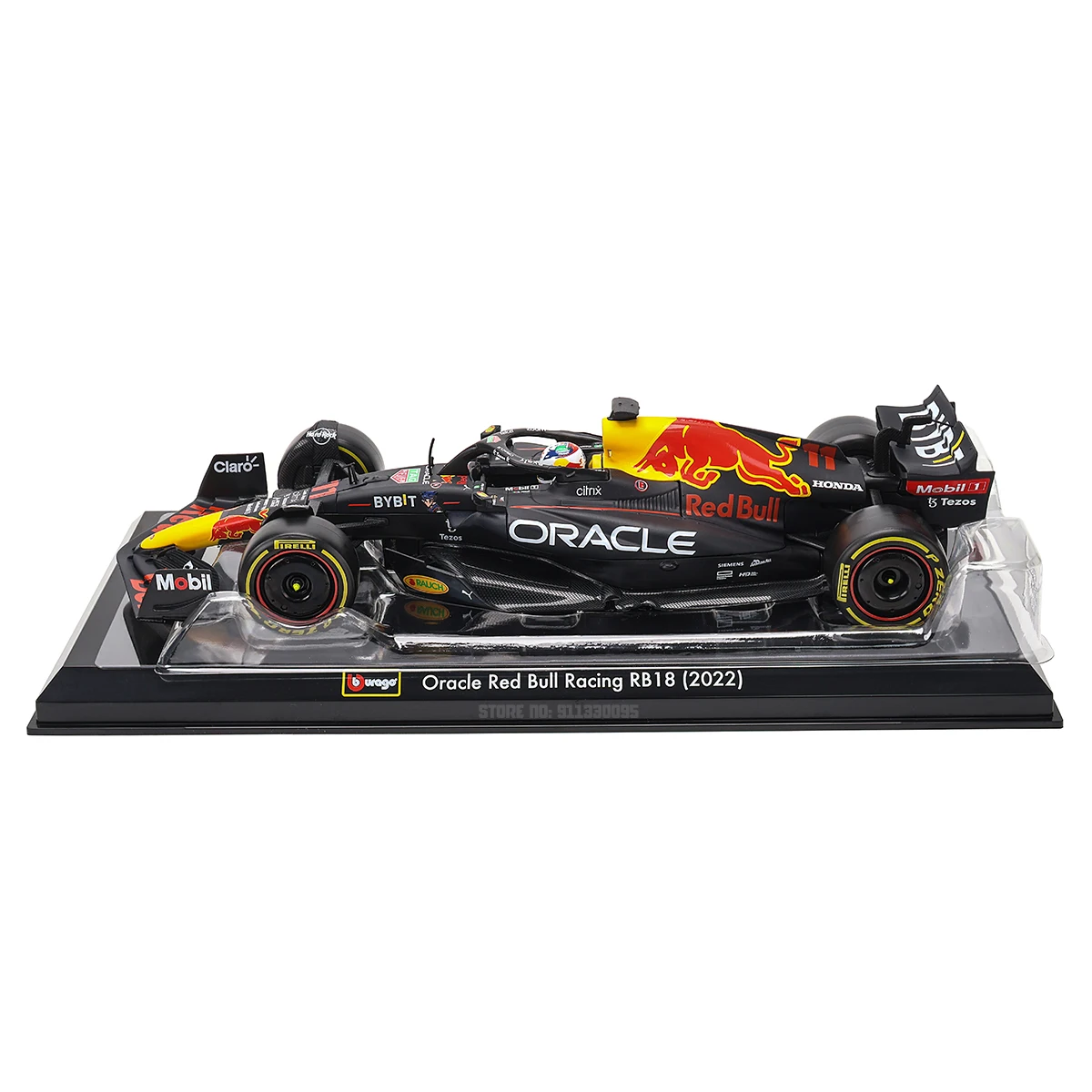 Bburago 1:24 2022 Red Bull RB18 Vesta Pan Perez Car # 1 # 11 Alloy Car Model Formula One Die Casting Model