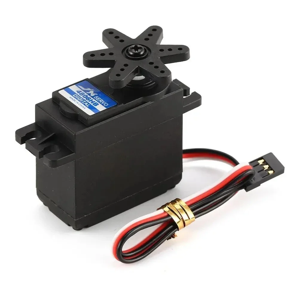 JX Motor Servo standar Digital, perlengkapan plastik, perahu mobil RC, truk sayap tetap, helikopter Buggy, PDI-4806HB, 6.21kg, 1/10, 1/8