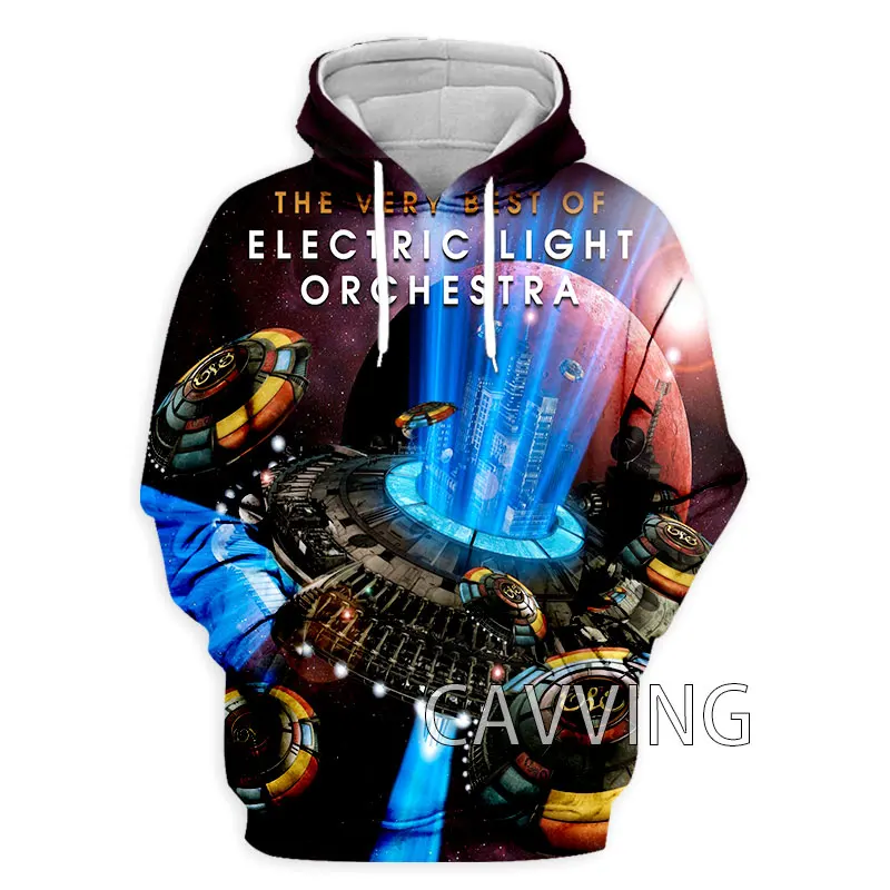 Electric Light Orchestra ELO Rock 3D Printed Fashion Hoodies Hooded Sweatshirts Harajuku Hoodie Sweatshirts Tops Clothing