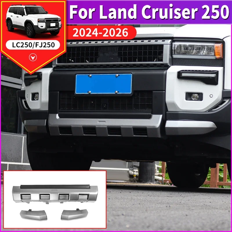 

For Toyota Land Cruiser 2024-2025 250 Prado LC250 1958 surround kit,Front and rear lips bumper Exterior modification Accessories