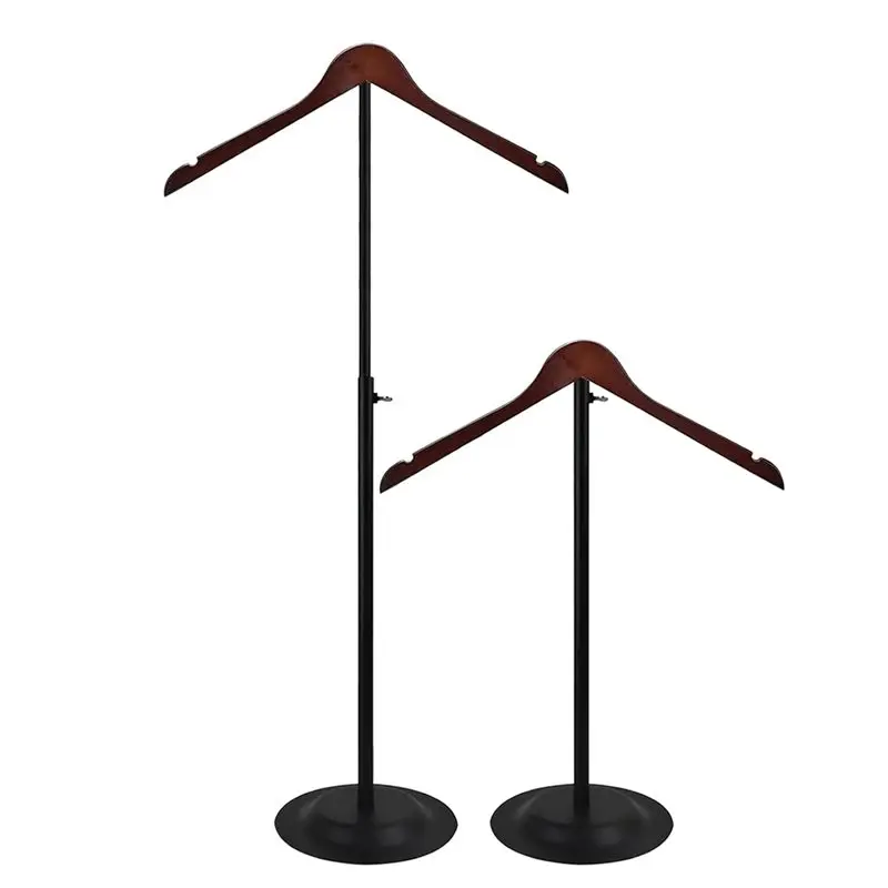 A26F-Adjustable 2-Pack T-Shirt Display Stand Flexible Shoulder Support, 17.5 To 31 Inch Portable Metal Rack