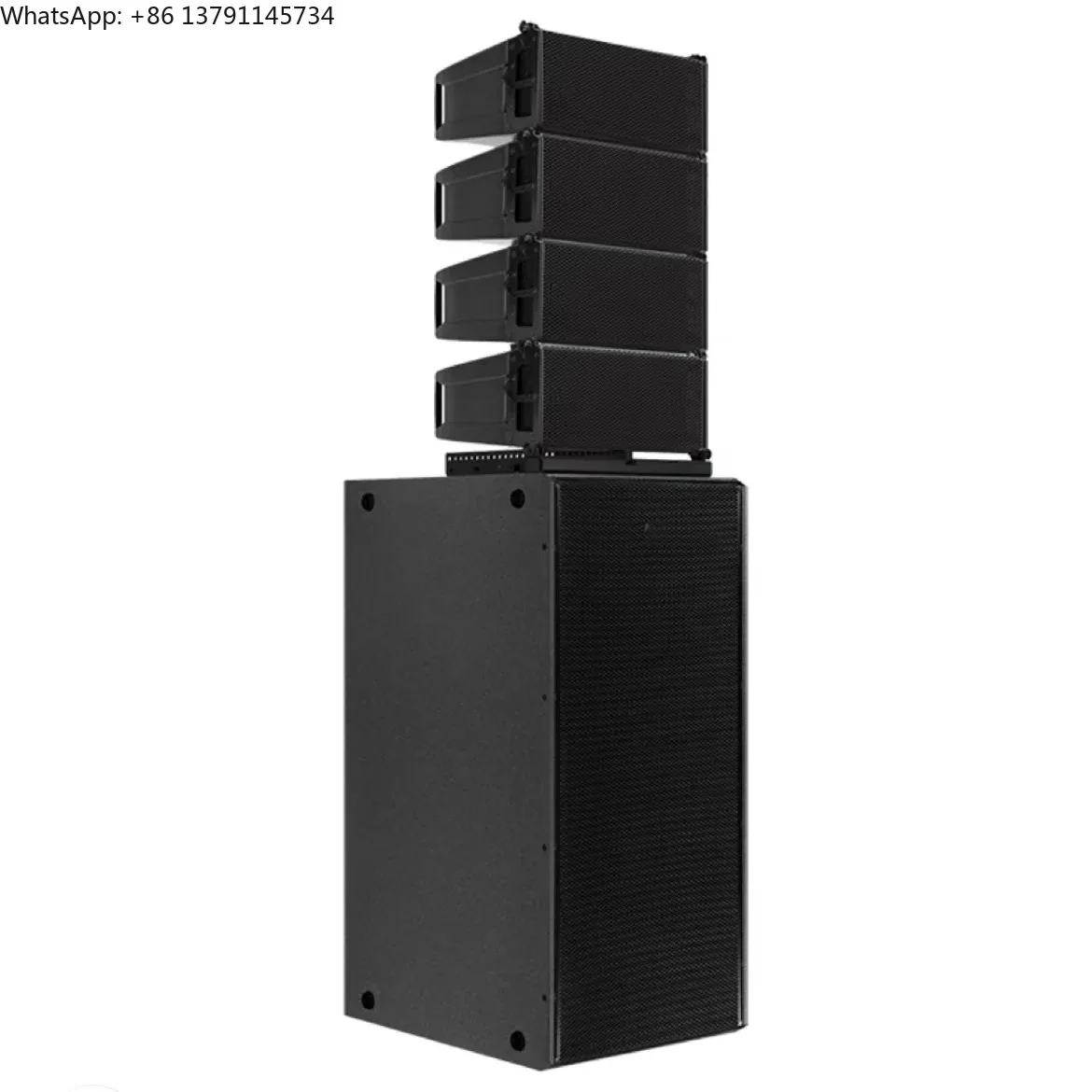 8008-AS Subwoofer Active Double 18 Inch Subwoofer With  6-A Powered  Line Array Speaker  Sound System