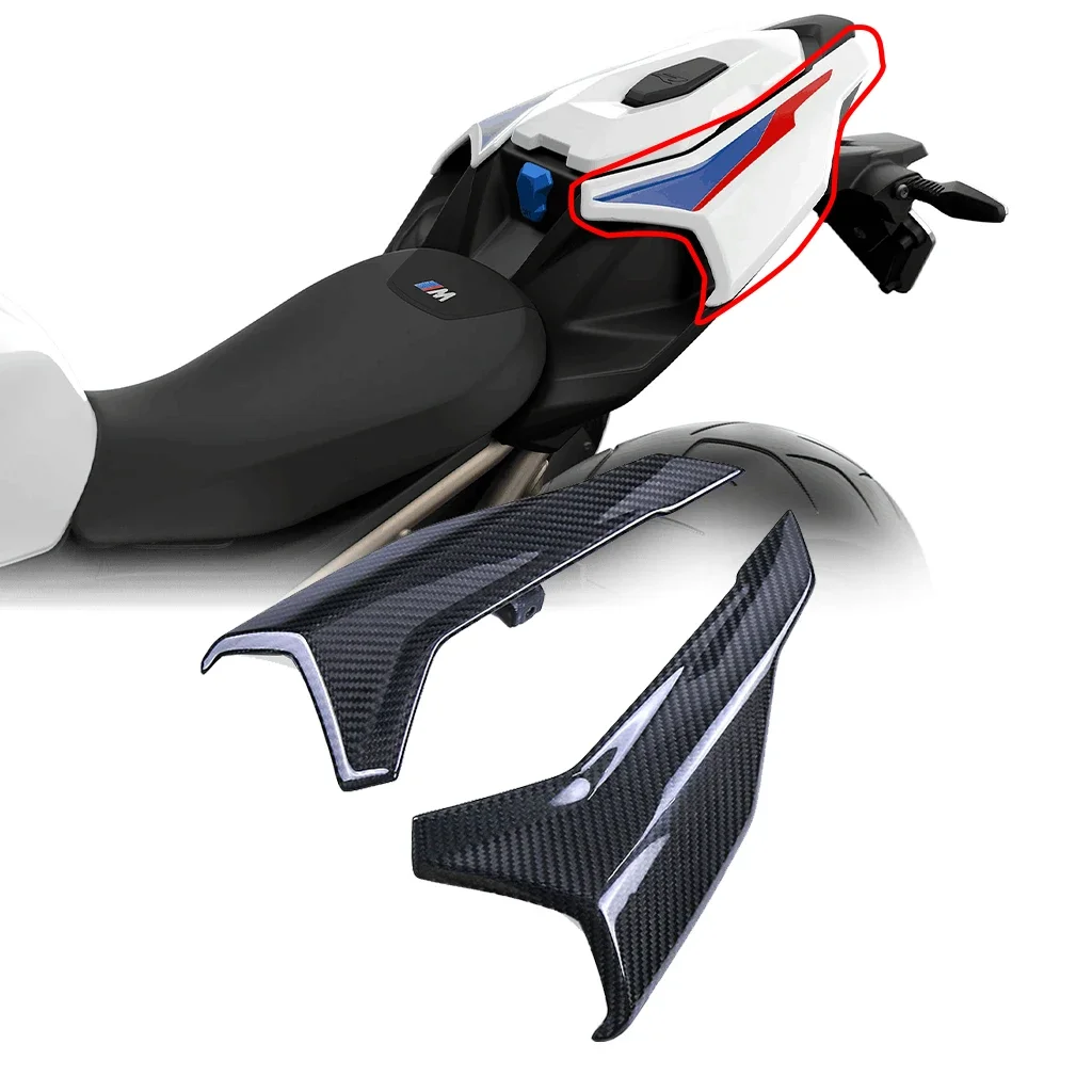 Motorcycle Modified 3K Carbon Fiber Rear Tail Seat Side Panels Fairing for BMW S1000R S1000 R 2021 2022