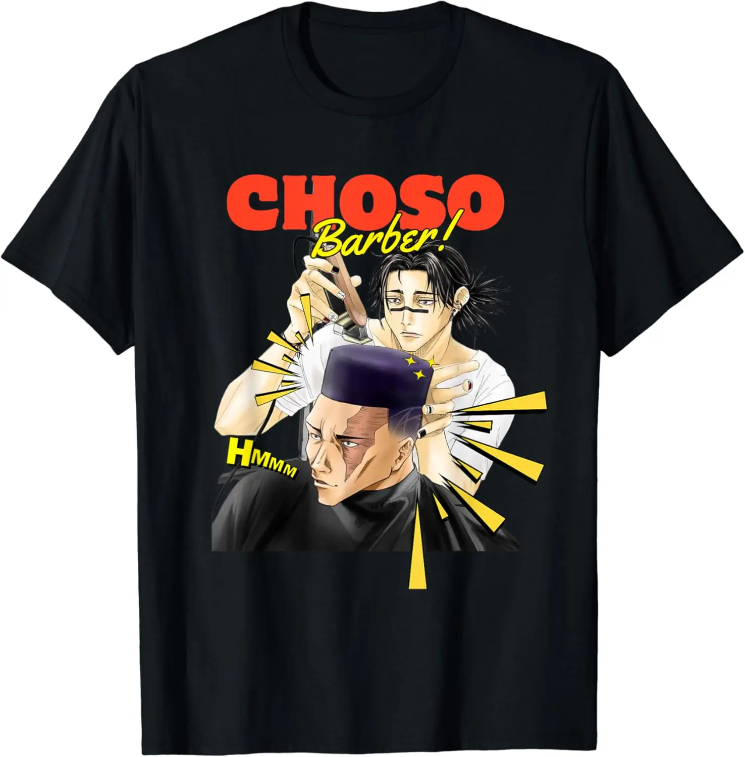 Choso Barber Funny Meme T-Shirt Men Women Clothes Oversized Cotton Tees