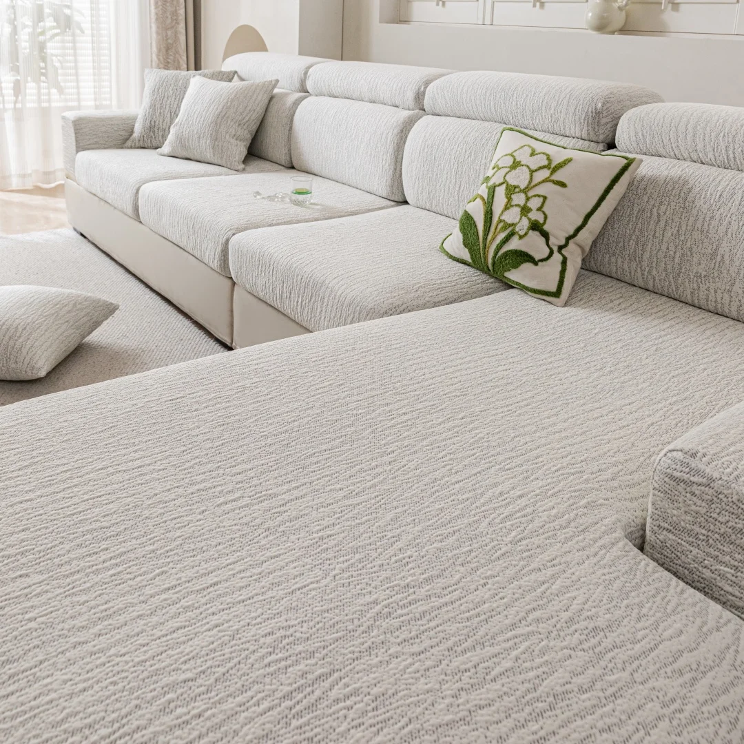 Summer Cooling Stretchy Sofa Cover Easy Care Machine Washable Universal Couch Slipcover for 1/2/3/4 Seater Easy to Clean