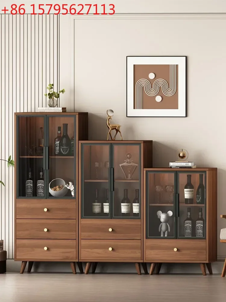 

Обеденный боковой шкаф, современный простой скандинавский ресторан, кофейный витрина, винный шкаф, стеклянная дверь, стена для хранения, мебель для бара Meuble Vin