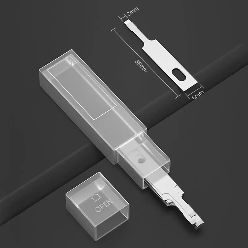 MaAnt M077 Precision Engraving Blade Set - 0.4mm 5-Blade Options for Phone Glue Removal, Back Cover & Shovel Glue Cutting Blades