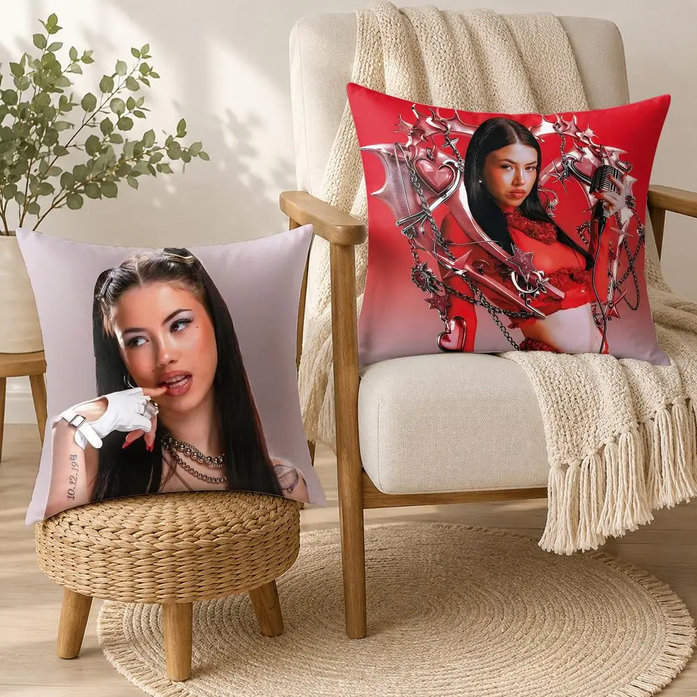 A-Anna Pepe Singer Cushion Cover Square Decorative Throw Pillow 40x40cm For Sofa Bedroom Living Room Home Decor