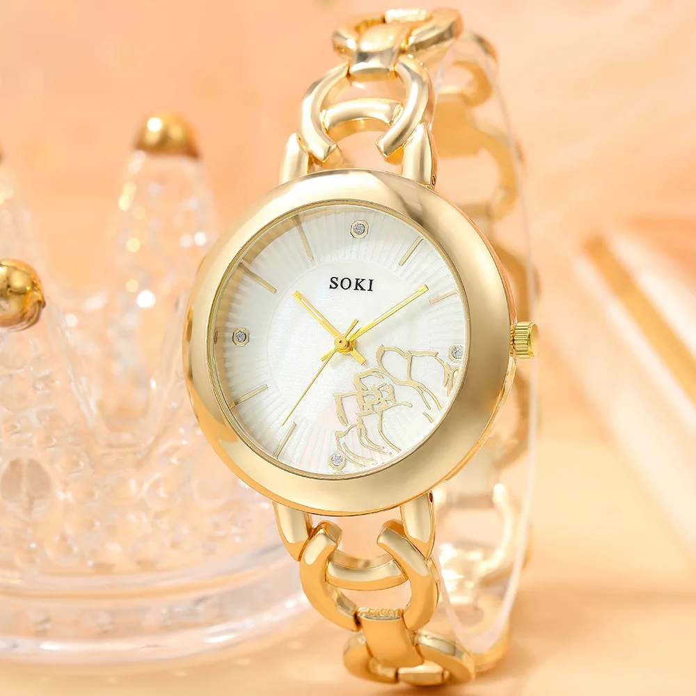 2022 Famous Brand Rose Gold Silver Casual Quartz Watch Women Mesh Stainless Steel Dress Women Watches Relogio Feminino Clock