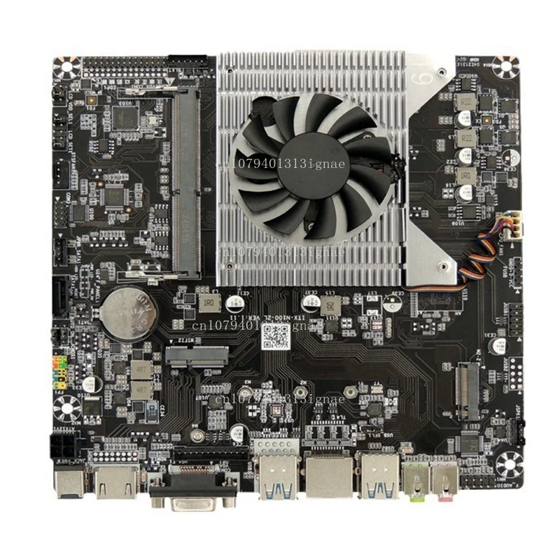 

Motherboard N100 Mini ITX Motherboard Quad Core Computer Mini Host HTPC Advertising Industrial Control Motherboard