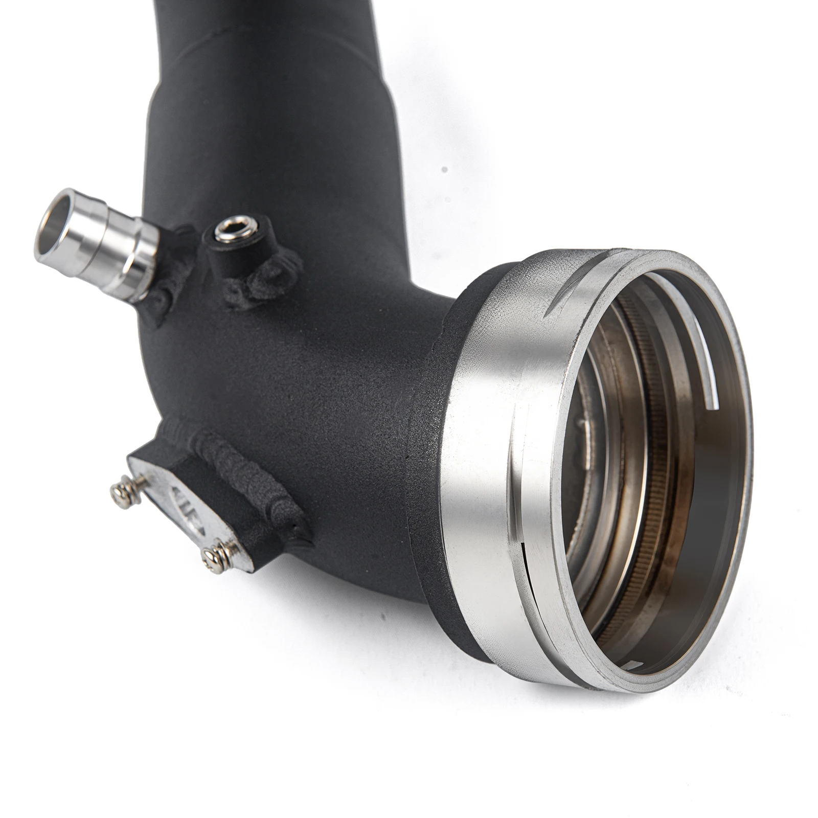 ชุดท่อร่วมอากาศเข้าอะลูมิเนียมสำหรับดัดแปลงรถยนต์ เหมาะสำหรับ 12-16 N55 F20 F30 335 435I M135I M235I ท่อชาร์จ