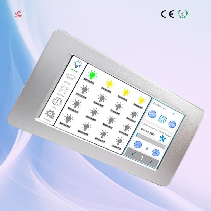2025Lights Controller Management System Dali Master Dimmers DALI Touch Screen Panel Controller für DALI Lighting Equipment