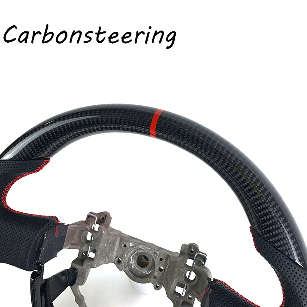 Custom Real Carbon Fiber Steering Wheel for Toyota 86 GT86 GR86 Subaru BRZ Scion FRS ZC6 Accessories 2012-2016 Racing Style