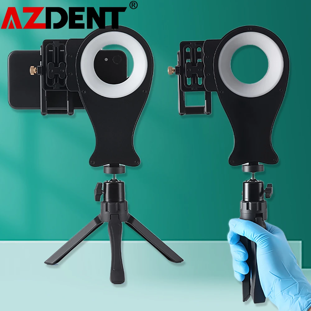 

Azdent Dental Photography Light LED Oral Filling Light Portable Intraoral Lamp 5 Brightness Level Dentist Treatment Equipments