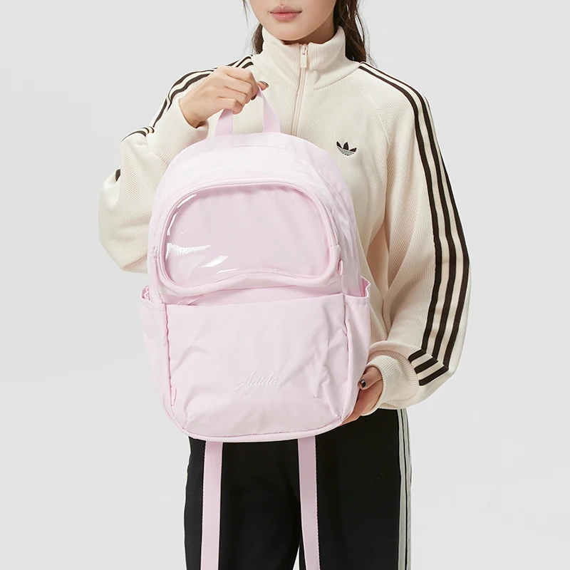 Adidas Women's Bag, Student School Bag, Outdoor Travel Fashion Storage Backpack, Computer Bag, Fitness Backpack Kr5079