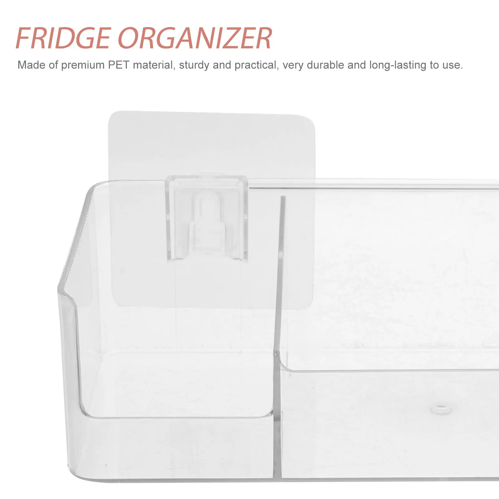 Hanging Fridge Organizer Side Door Storage Boxes Freezer Case Kitchen Food Containers Refrigerator Crisper Bins Small