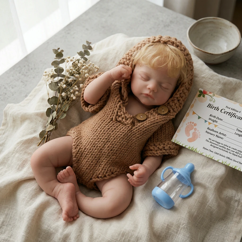 18 Inch Full Body Silicone Reborn Baby Sam, Lifelike Realistic Newborn  Doll Collectible Gift Toy For Doll Lovers or Collector