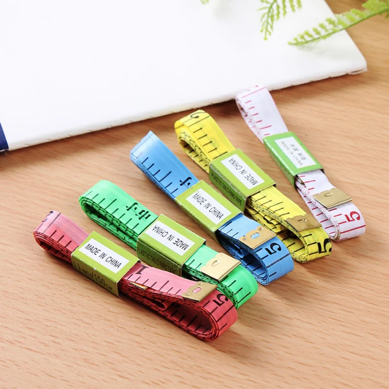 1 Pcs Candy Color Soft Ruler Tape Measure Sewing Accessories Haberdashery Supplies Utensils Tools Material Novel Jeans Patchwork