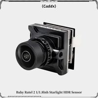 Caddx Baby Ratel 2 FPV Analog Camera with 1/1.8Inch Starlight HDR Sensor 165° FOV 1200TVL Low Latency Day and Night for RC Drone